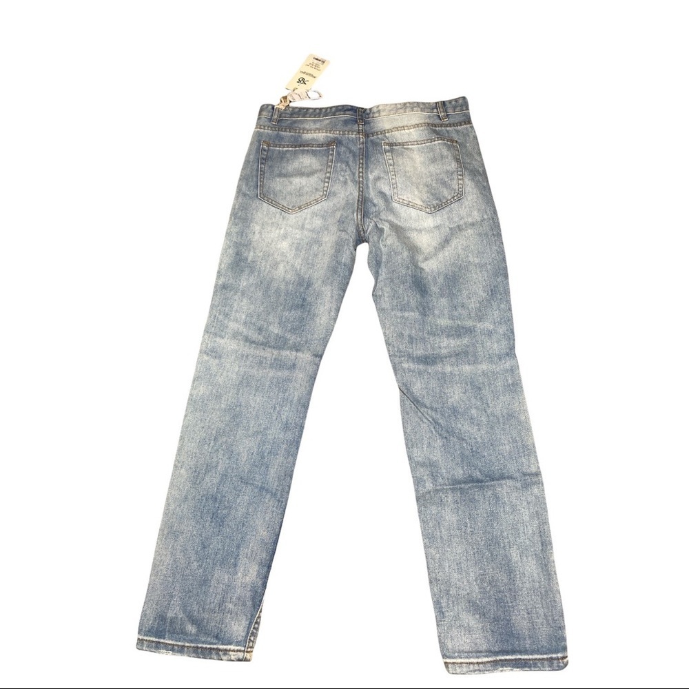 American Bazi Women's Distressed Denim Jeans Sz 11 - Picture 3 of 6